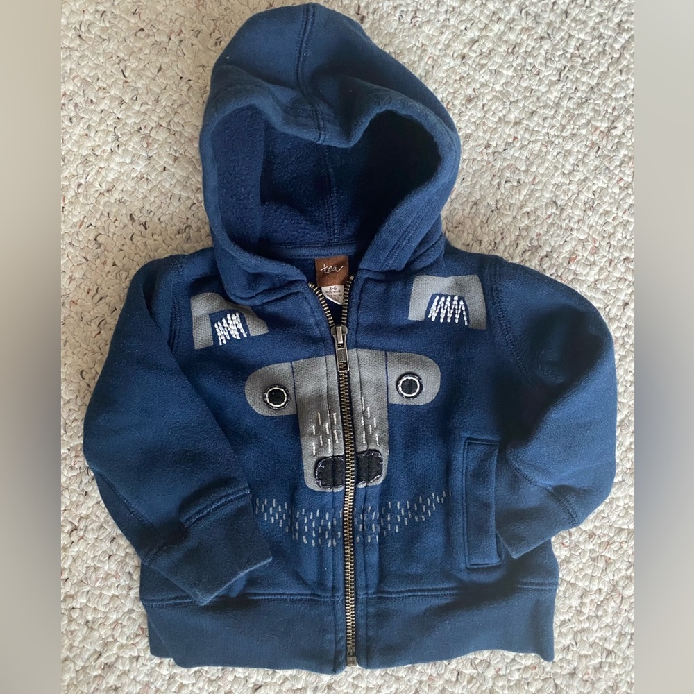 Tea Collection Bear Full Zip Hoody